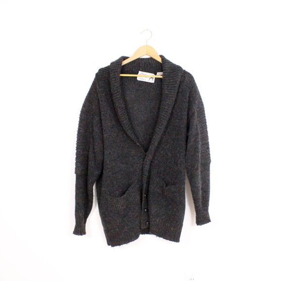 Mens Cardigan Italian Button up with pockets - Picture 2 of 5